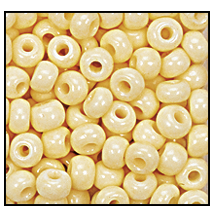 06012- Opaque Natural Czech Seed Beads