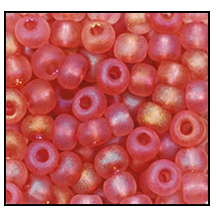 07122M- Matte Transparent Rose Iris Czech Seed Beads