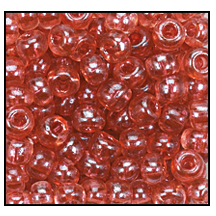 07622- Transparent Rose Luster Czech Seed Beads
