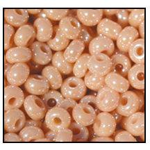 07631- Opaque Pink Luster Czech Seed Beads