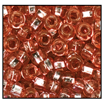 07722- Silver Lined Deep Rose Czech Seed Beads