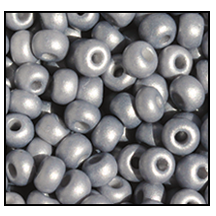 16742- Silver Matte Pearl Czech Seed Beads