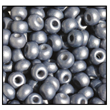 16743- Pewter Matte Pearl Czech Seed Beads