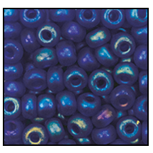 31100M- Matte Tr. Cobalt Iris Czech Seed Beads