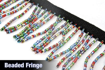 Beaded Fringe and Boho Ribbon