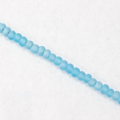 61150M- Matte Aqua AB Czech Seed Beads