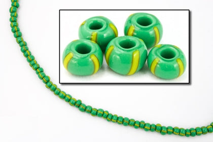 53800- Grasshopper Stripe Czech Seed Beads