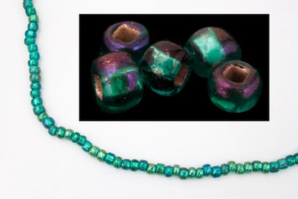 57719- Silver Lined Blue Zircon AB Czech Seed Beads