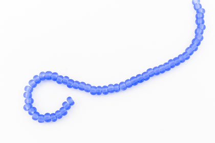 BL082M- Matte Light Sapphire Czech Seed Beads
