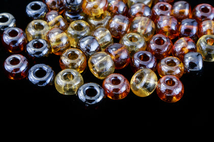 BL1157- Luster Tortoise Czech Seed Beads