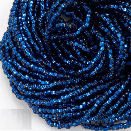67100- Silver Lined Montana Czech Seed Beads