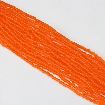 80060- Transparent Tangerine Czech Seed Beads