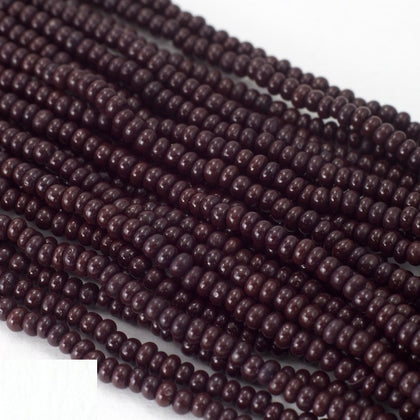 13780- Charcoal Brown Czech Seed Beads