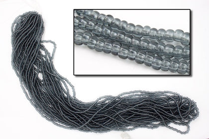40010- Transparent Gray Czech Seed Beads