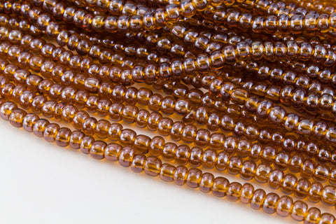 16110- Luster Dark Goldenrod Czech Seed Beads
