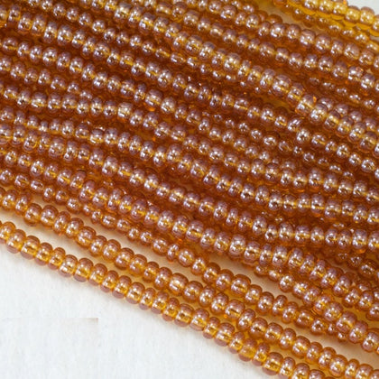 BL009- Luster Topaz Czech Seed Beads