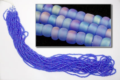 31050M- Matte Light Sapphire AB Czech Seed Beads