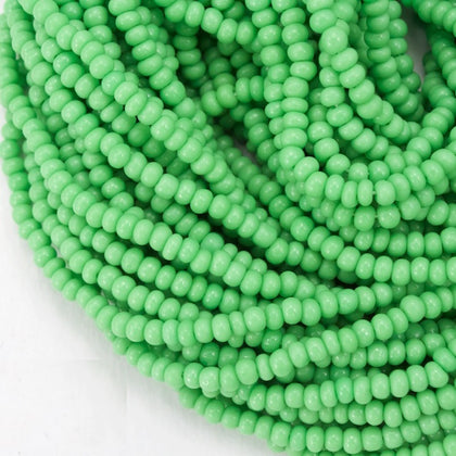 53210- Opaque Peridot Czech Seed Beads