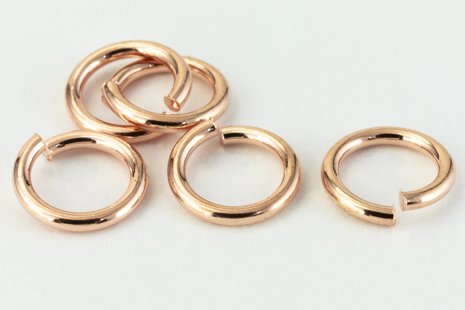 Rose Gold Jump Rings – General Bead