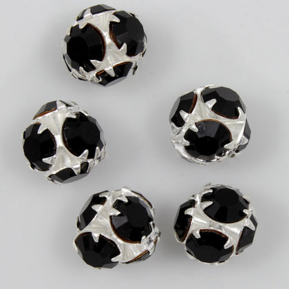 6.5mm Rhinestone Ball Bead