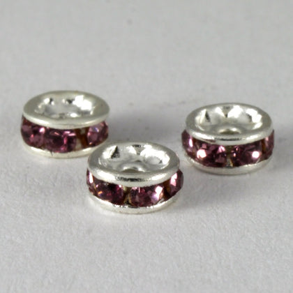 4mm Rhinestone Rondelle