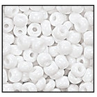 2/0 Opaque White Czech Seed Bead (1/2 Kilo) Preciosa #03050