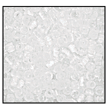 9/0 Satin White 3-Cut Czech Seed Bead (10 Hanks) Preciosa #05051