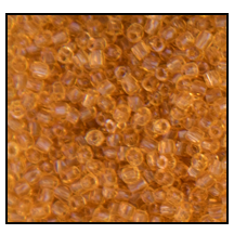 12/0 Transparent Topaz 3-Cut Czech Seed Bead (10 Hanks) Preciosa #10050
