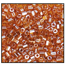 11/0 Luster Transparent Medium Topaz 2 Cut Czech Seed Bead (1/2 Kilo) Preciosa #16070
