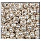 13/0 Metallic Silver Czech Seed Bead (1/2 Kilo) Preciosa #18303