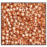 9/0 Metallic Gold 3-Cut Czech Seed Bead (10 Hanks) Preciosa #18305