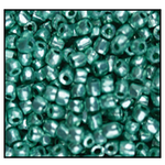9/0 Light Green Terra Metallic 3-Cut Czech Seed Bead (10 Hanks) Preciosa #18558