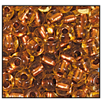 11/0 Copper Lined Beige Czech Seed Bead (1/2 Kilo) Preciosa #19020