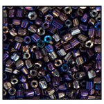 9/0 Transparent Cobalt Iris 3-Cut Czech Seed Bead (10 Hanks) Preciosa #31110