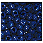 14/0 Opaque Deep Blue Czech Seed Bead (1/2 Kilo) Preciosa #33070