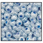 12/0 Opaque Blue Ceylon Czech Seed Bead (1/2 Kilo) Preciosa #37136