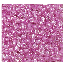 9/0 Lavender Lined Crystal 3-Cut Czech Seed Bead (10 Hanks) Preciosa #38626