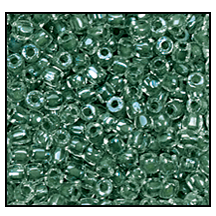 12/0 Olive Lined Crystal 3-Cut Czech Seed Bead (10 Hanks) Preciosa #38659
