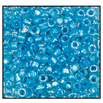 9/0 Sapphire Lined Crystal 3-Cut Czech Seed Bead (10 Hanks) Preciosa #38665