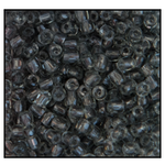9/0 Transparent Gray 3-Cut Czech Seed Bead (10 Hanks) Preciosa #40010