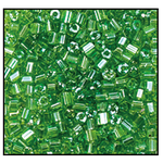 11/0 Luster Transparent Light Green 2 Cut Czech Seed Bead (1/2 Kilo) Preciosa #56100