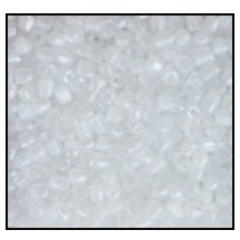12/0 White Pearl 3-Cut Czech Seed Bead (10 Hanks) Preciosa #57102