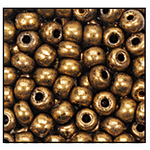 13/0 Metallic Bronze Czech Seed Bead (1/4 Kilo) Preciosa #59142