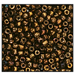 12/0 Metallic Copper 3-Cut Czech Seed Bead (10 Hanks) Preciosa #59145
