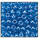 12/0 Luster Transparent Sky Blue Czech Seed Bead (1/2 Kilo) Preciosa #66150