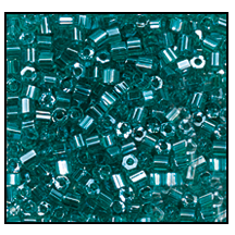 11/0 Luster Transparent Sea Foam Green 2 Cut Czech Seed Bead (1/2 Kilo) Preciosa #66210