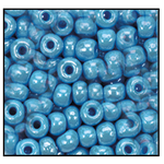 12/0 Opaque Luster Sky Blue Czech Seed Bead (1/2 Kilo) Preciosa #68020