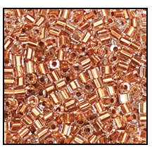 11/0 Copper Lined Crystal 2 Cut Czech Seed Bead (1/2 Kilo) Preciosa #68105
