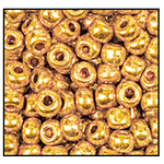 10/0 Metallic Bright Gold Czech Seed Bead (1/4 Kilo) Preciosa #68388