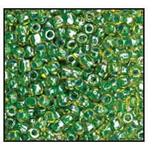 12/0 Dark Blue Lined Citrine 3-Cut Czech Seed Bead (10 Hanks) Preciosa #81014